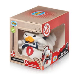 TUBBZ Figuras coleccionables TUBBZ 5056280454533 - Ghostbusters Stay Puft Marshmallow Man, 9 cm, Vinilo PVC, Azul, Rojo, Blanco, Caja con ventana