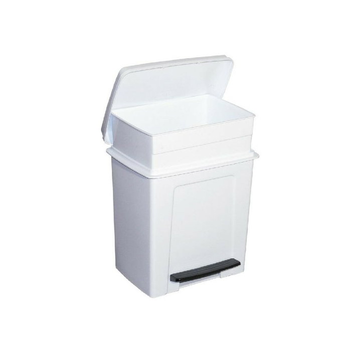 Kety Cubo de Basura con Pedal de 8 Litros con Cubeta Interior