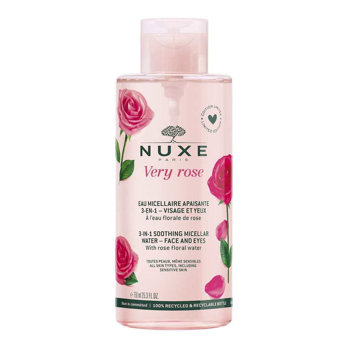 Nuxe Very Rose Agua Micelar Calmante 3 En 1 - Todas Las Pieles 750 ml Nuxe Very Rose Agua Micelar Calmante 3 En 1 - Todas Las Pieles 750 ml