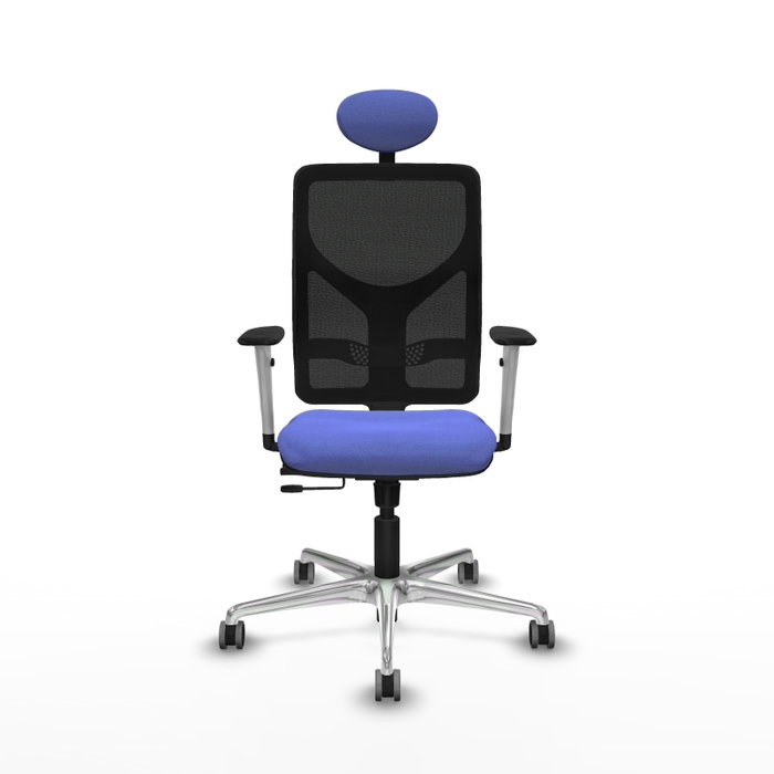 PIQUERAS Y CRESPO Silla de oficina Motilla Azul claro y Negro PIQUERAS Y CRESPO Silla de oficina Motilla Azul claro y Negro