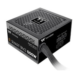 Thermaltake Smart BM3 Fuente de Alimentación 550W ATX 3.0, 80 Plus Bronze, Semimodular, Ventilador de 12 cm, Certificaciones de Seguridad