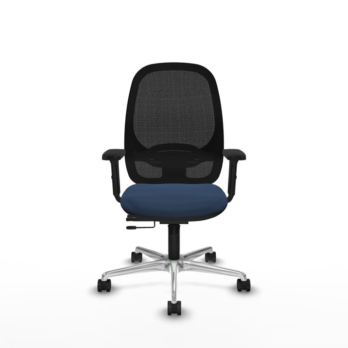 PIQUERAS Y CRESPO Silla de oficina Cilanco Azul marino/Negro