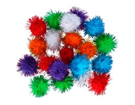 Innspiro Pompones brillantes mix 25mm de 20 unidades