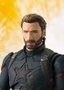Tamashii Nations Capitán América Avengers: Infinity War S.H. Figuarts con Set de Efectos Especiales