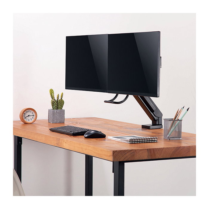 LogiLink Soporte Doble para Monitores de 17-27 Pulgadas