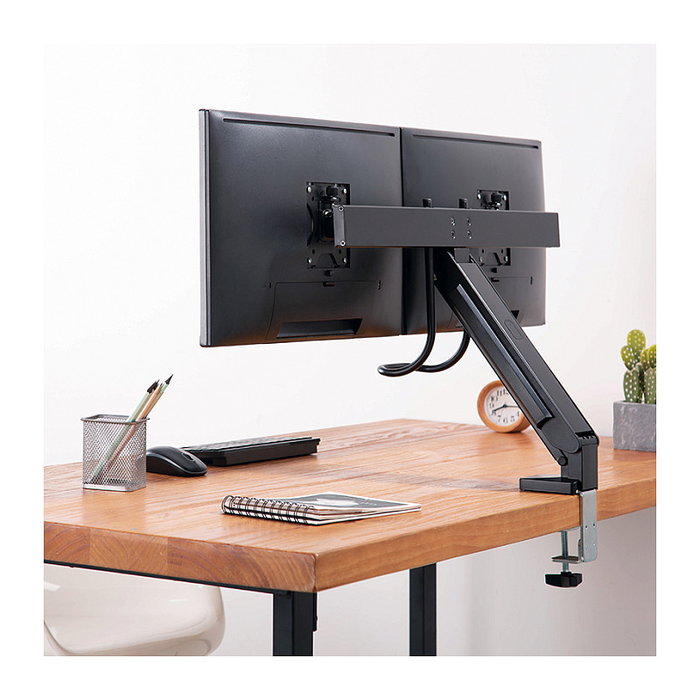 LogiLink Soporte Doble para Monitores de 17-27 Pulgadas