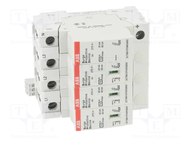 ABB Limitador de sobretensiones Tipo 2 3+N 40kA 275V AC
