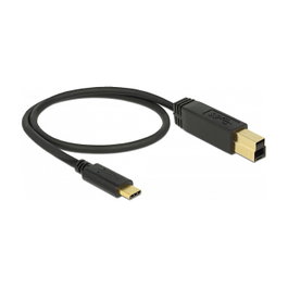 DeLOCK Cable USB Type-C™ a Tipo-B 10 Gbps 0,5 m 83674