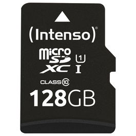 Intenso 3424491 Tarjeta MicroSDXC 128GB Clase 10 UHS-I U1 con Adaptador SD