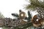 DKD Home Decor Guirnalda Navidad Moderna Verde Dorado 7 x 150 x 23 cm (2 Unidades)
