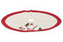 DKD Home Decor Base para Árbol de Navidad Poliéster Crema 90x90x2 cm