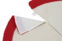 DKD Home Decor Base para Árbol de Navidad Poliéster Crema 90x90x2 cm