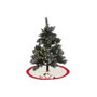 DKD Home Decor Base para Árbol de Navidad Poliéster Crema 90x90x2 cm