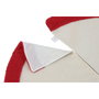 DKD Home Decor Base para Árbol de Navidad Poliéster Crema 90x90x2 cm