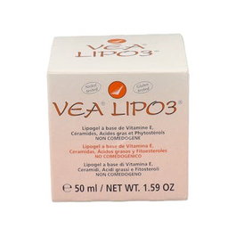 VEA Lipo3 Lipogel con Vitamina E, Ceramidas y Ácidos Grasos para Barrera Cutánea 50ml