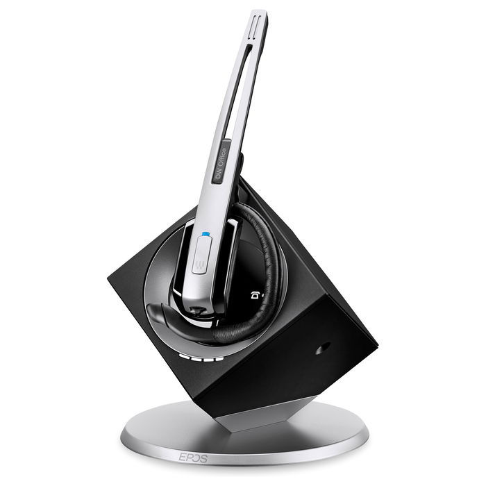 EPOS Impact DW Office ML Auriculares Diadema Inalámbricos DECT para Oficina y UC - Negro y Plata
