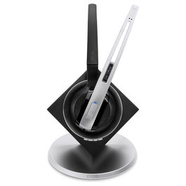 EPOS Impact DW Office ML Auriculares Diadema Inalámbricos DECT para Oficina y UC - Negro y Plata