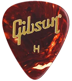 GIBSON Pack 12 Púas Tortoise Perlado Heavy 10.2x6x1.3 cm