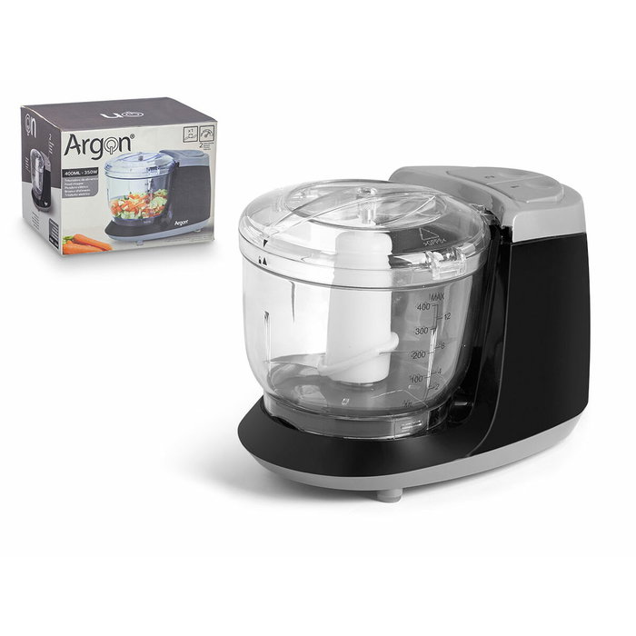 Argon Trituradora de 2 Velocidades con 2 Cuchillas, 350W, 400ml