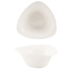 Summa Ensaladera Noubon de Porcelana, Color Marfil, Diámetro 20 cm x Alto 7 cm, Capacidad 70 cl