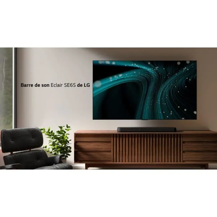 Barra de sonido - LG - SE6S - Compacta - Sin subwoofer - 3.0 Dolby Atmos