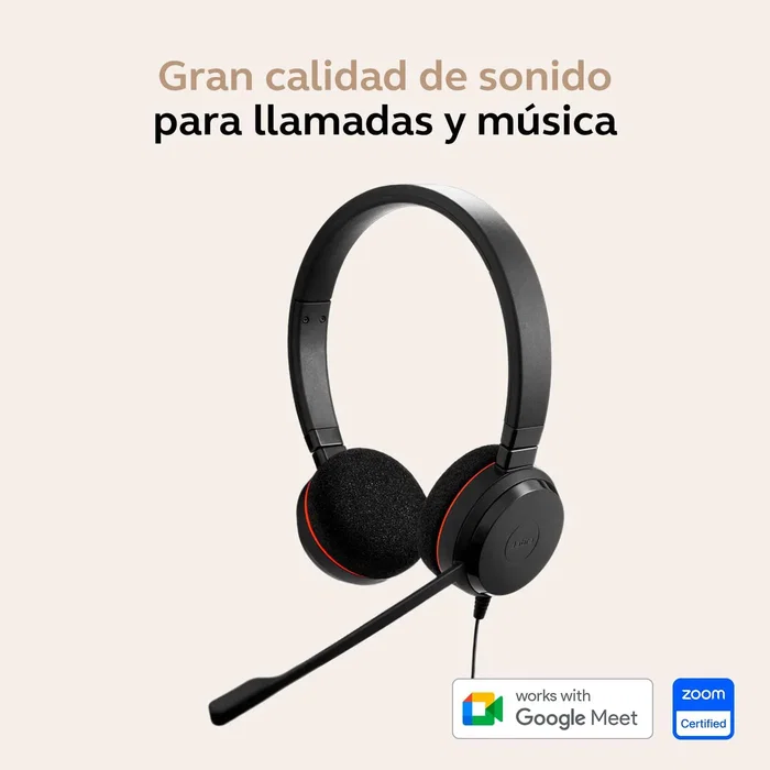 Jabra Evolve 20 UC Stereo Negro USB-C/USB-A Jabra Evolve 20 UC Stereo Negro USB-C/USB-A