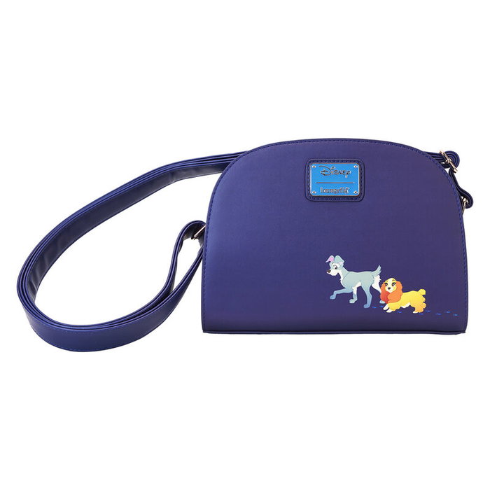 Loungefly Bolso bandolera 70th Anniversary La Dama y el Vagabundo Disney