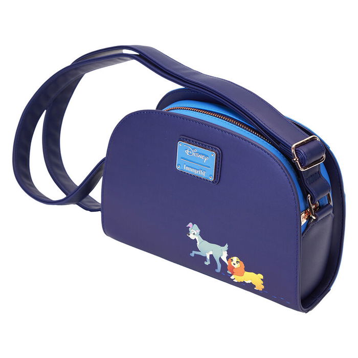 Loungefly Bolso bandolera 70th Anniversary La Dama y el Vagabundo Disney