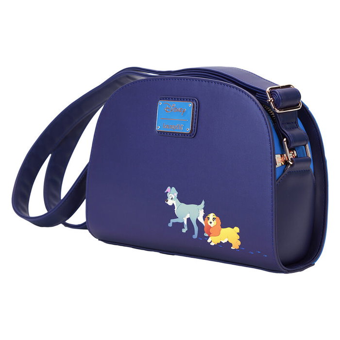 Loungefly Bolso bandolera 70th Anniversary La Dama y el Vagabundo Disney