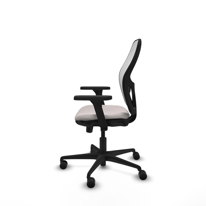 PIQUERAS Y CRESPO Silla de oficina Jorquera con mecanismo Sincro/Traslack, Blanco PIQUERAS Y CRESPO Silla de oficina Jorquera con mecanismo Sincro/Traslack, Blanco