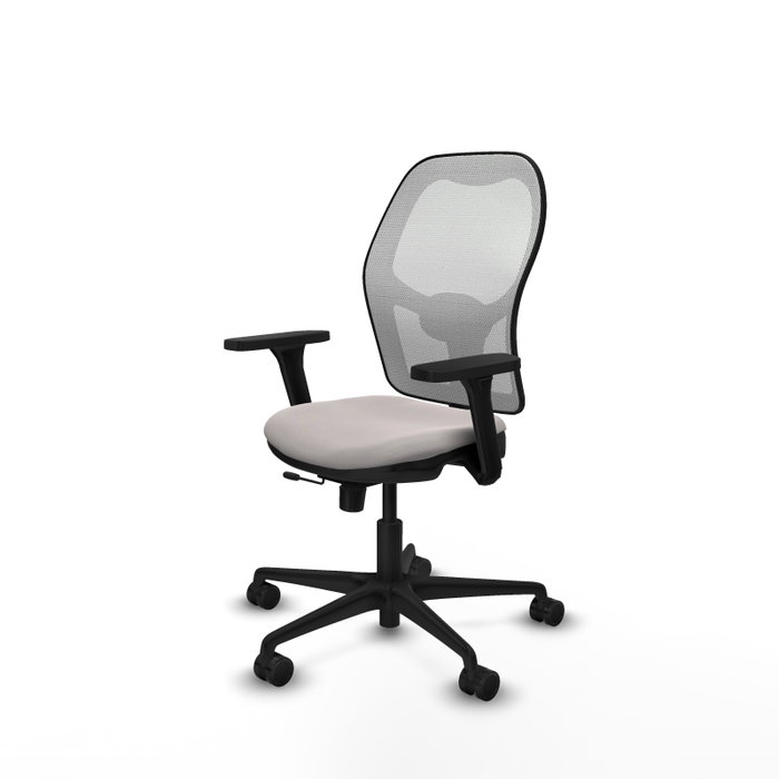 PIQUERAS Y CRESPO Silla de oficina Jorquera con mecanismo Sincro/Traslack, Blanco PIQUERAS Y CRESPO Silla de oficina Jorquera con mecanismo Sincro/Traslack, Blanco