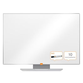 Pizarra Blanca Melamina Nobo Essence Marco Aluminio 90X60 Cm