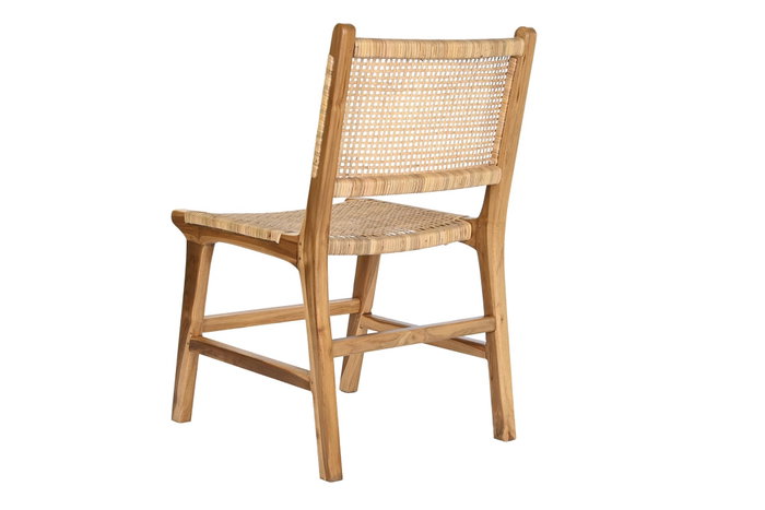 DKD Home Decor Silla Marron Claro Natural 51 x 86 x 55 cm