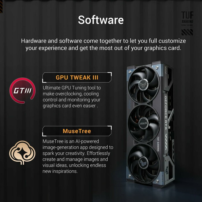 ASUS TUF Gaming GeForce RTX 5080 OC 16GB GDDR7 ASUS TUF Gaming GeForce RTX 5080 OC 16GB GDDR7