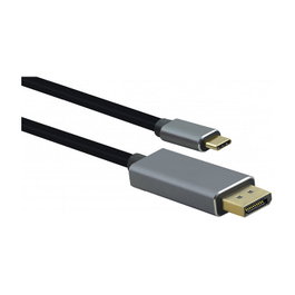 Helos Cable Adaptador de Video USB C a DisplayPort 1,8 m Negro