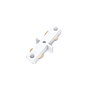 Philips Easylink Conector Recto Blanco para Sistema de Riel, 1800W Máx, 220-240V, Compatible con Componentes Easylink - 3.4 x 1.7 x 8 cm