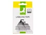 Q-connect Cinta TZE-211 Blanco y Negro 6mm x 8m para Rotuladoras Brother - Consumible de Etiquetado para Oficina, Taller y Tienda