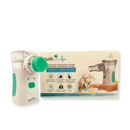 Galiplus NEBULIZADOR, Cámara de Inhalación, 1 unidad, Tamaño de Partículas <= 4 µm, Funcionamiento Silencioso, Sin BPA, Portátil y Compacto