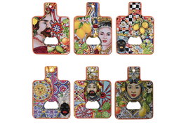 DKD Home Decor Iman Sicilia 2024 Mediterraneo Dorado Ps 0.7 x 10.5 x 7.5 cm (72 Unidades)