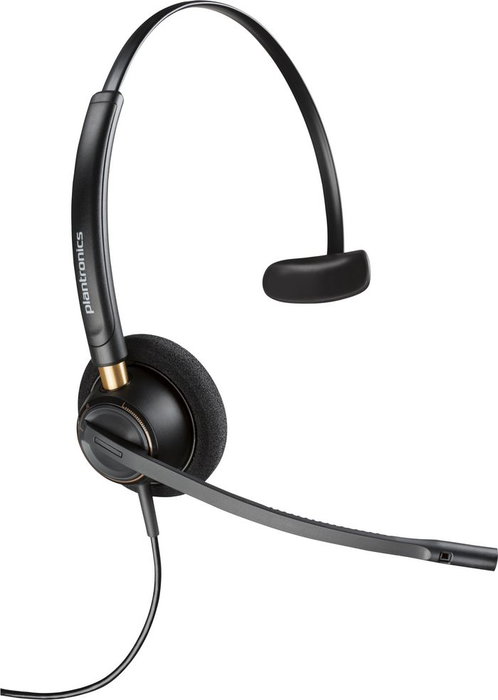 HP Poly EncorePro 510 Monoaural con Quick Disconnect, Negro