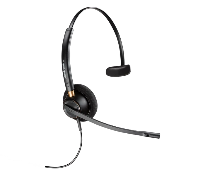 HP Poly EncorePro 510 Monoaural con Quick Disconnect, Negro