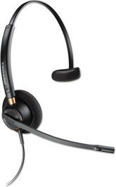 POLY EP 510 Auriculares Diadema Monoaural 783Q2AA con Micrófono Boom para Llamadas y Música, Compatible con Microsoft Teams, Windows y macOS