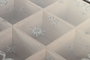 DKD Home Decor Caja Infusiones Atlantico Stella Maris, Azul Blanco, MDF, Cristal, Metal, 24 x 6.5 x 24 cm