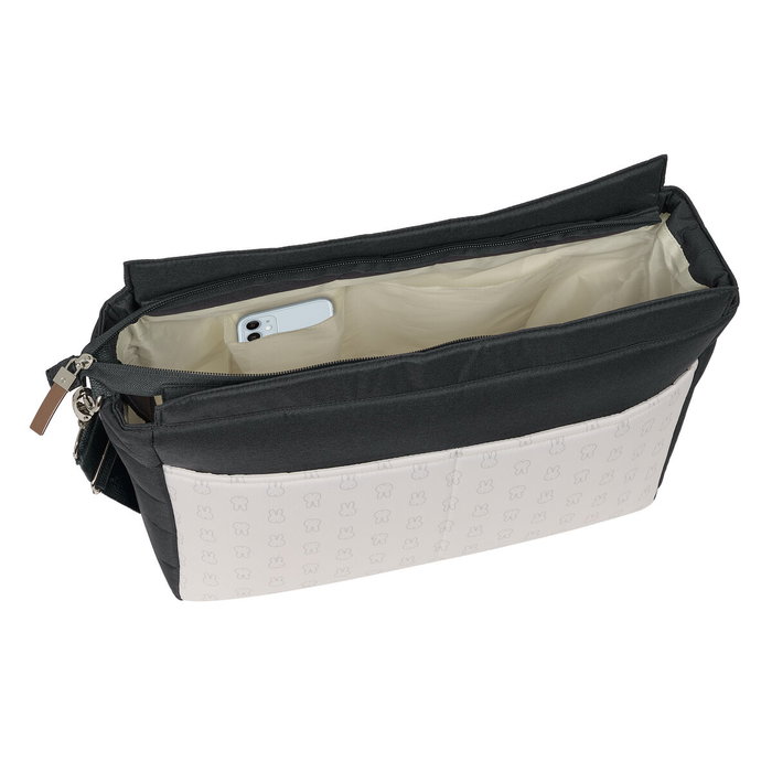 Safta Bolso Adaptable para Carrito de Bebé Miffy Mum Moon Reciclado y Repelente