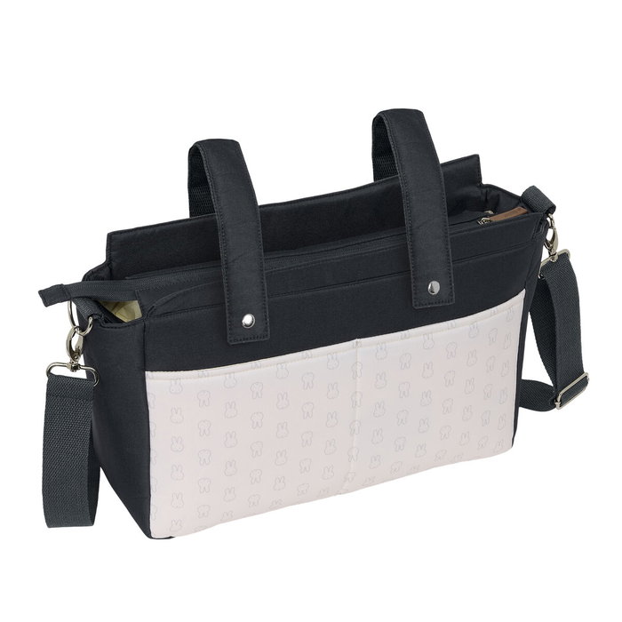 Safta Bolso Adaptable para Carrito de Bebé Miffy Mum Moon Reciclado y Repelente