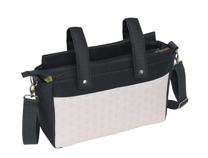 Safta Bolso Adaptable para Carrito de Bebé Miffy Mum Moon Reciclado y Repelente