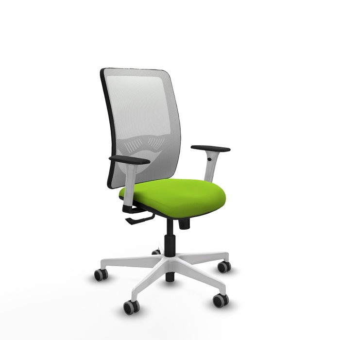 PIQUERAS Y CRESPO Silla de oficina Zulema con mecanismo Sincro, Pistacho y Blanco PIQUERAS Y CRESPO Silla de oficina Zulema con mecanismo Sincro, Pistacho y Blanco