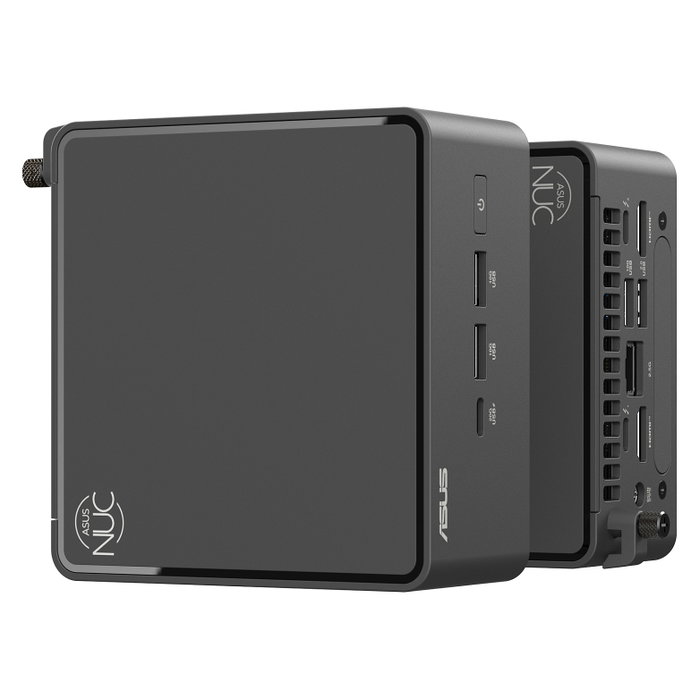 ASUS NUC 15 Pro Mini PC Barebone RNUC15CRHV700002 Intel Core Ultra 7 265H 16 Nucleos, Wi-Fi 7, DDR5, M.2 NVMe, Windows No Instalado