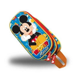 Karactermania Estuche Portatodo Doble 3D Mickey Mouse Azul