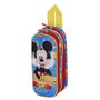Karactermania Estuche Portatodo Doble 3D Mickey Mouse Azul